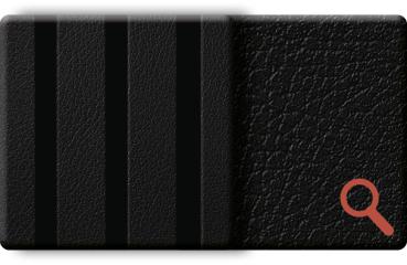 Akustikpaneel Leder schwarz 1,34m²/Stück